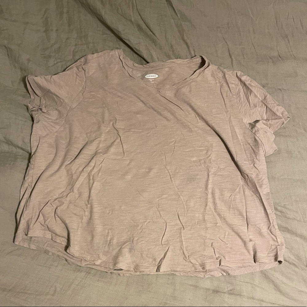 Old Navy Tan Pocket Tee Size XXL